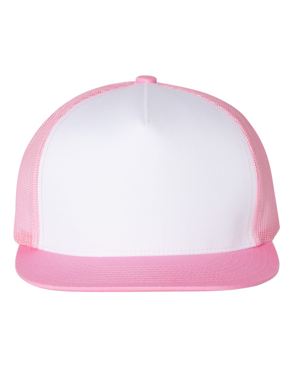 Yupoong 6006 - Pink/White/Pink